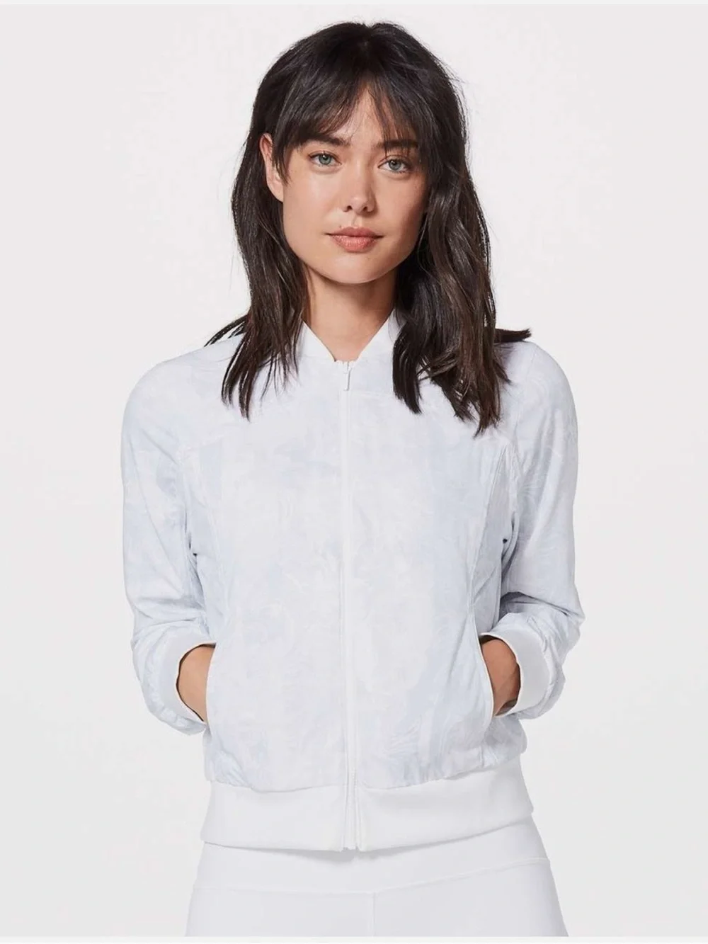 Lululemon Bomb Around Reversible Jacket White/Grey